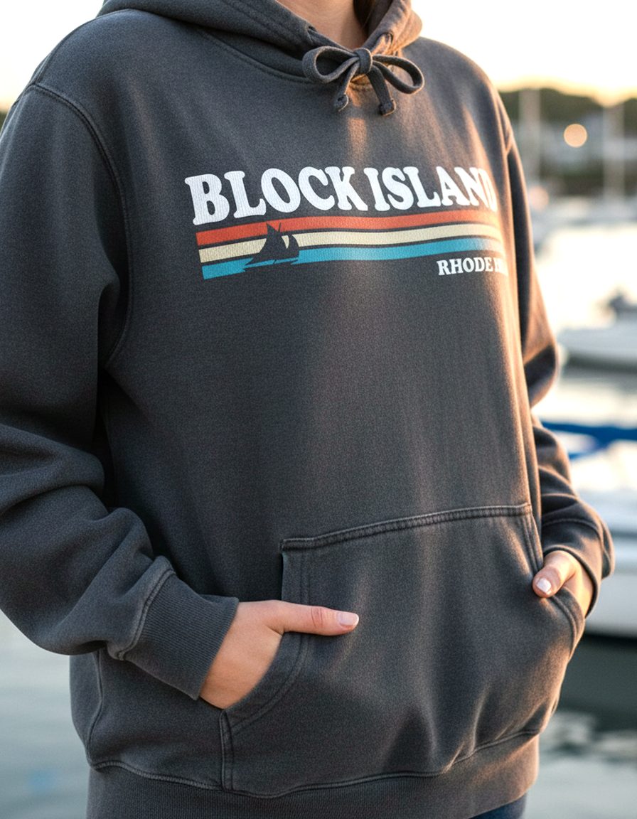 Block Island Hoodie Lifestyle Female