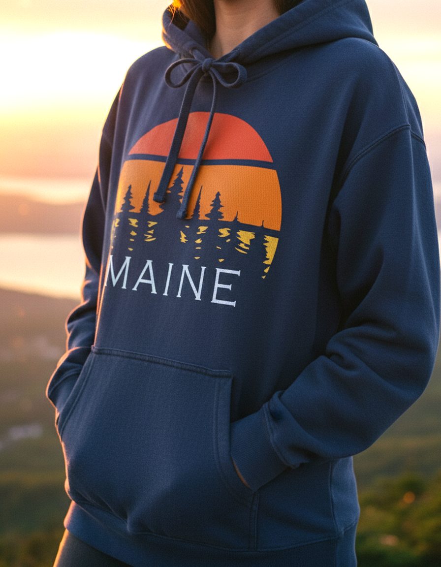 Maine Hoodie Lifestyle Female