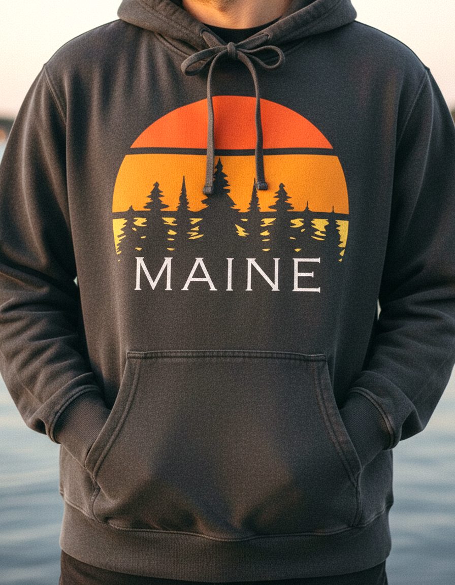 Maine Hoodie Lifestyle Male