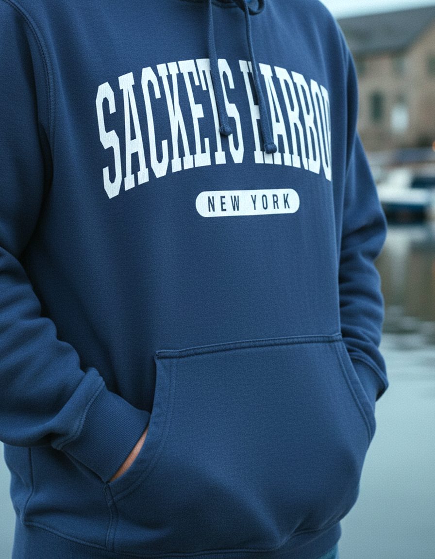 Sackets Harbor Hoodie Lifestyle Female
