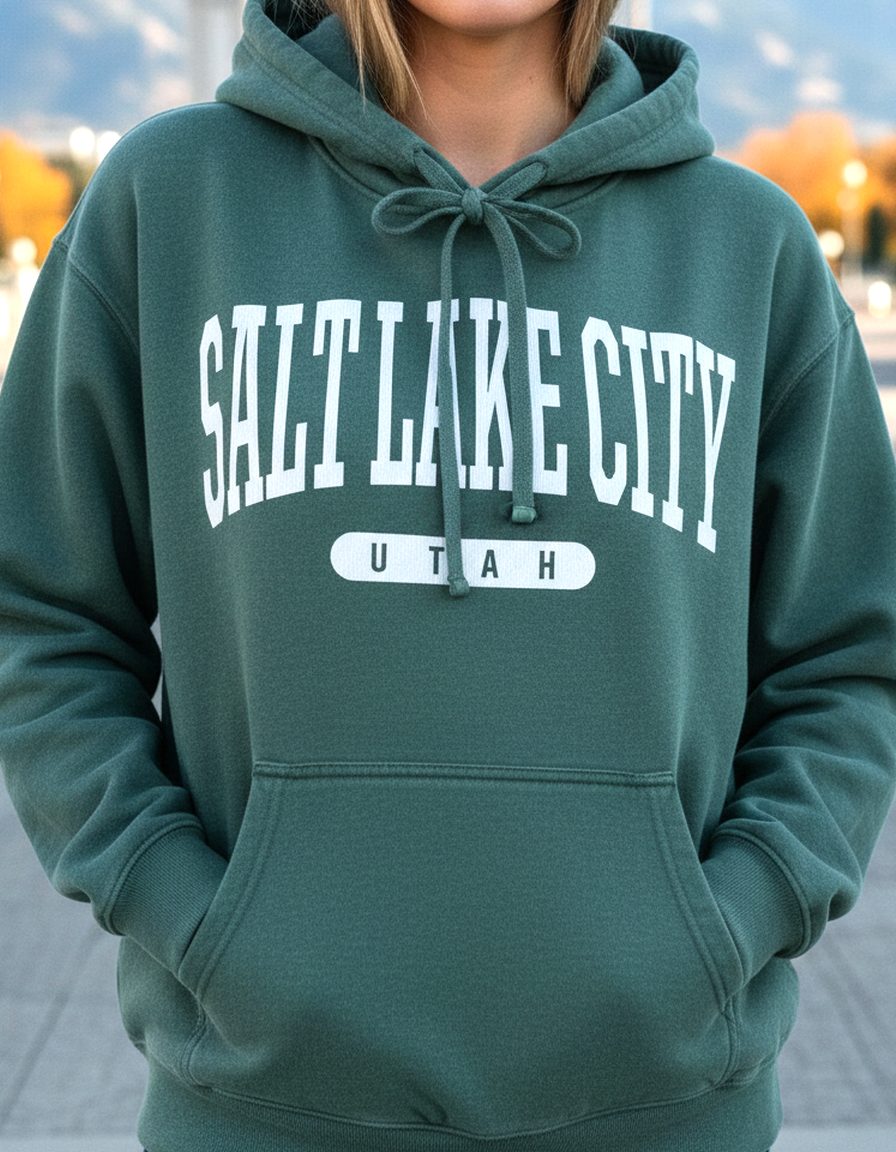 Salt Lake City Hoodie Lifestyle Female