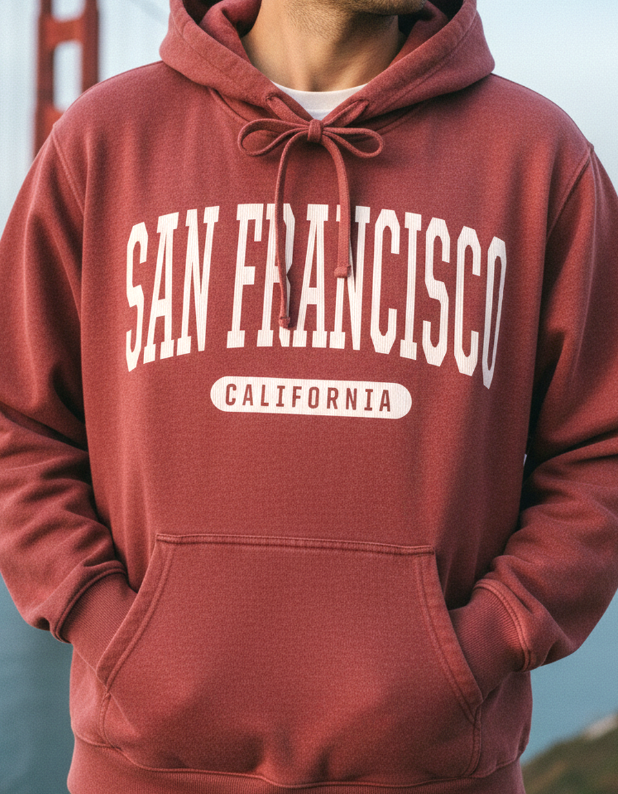San Francisco Hoodie Lifestyle