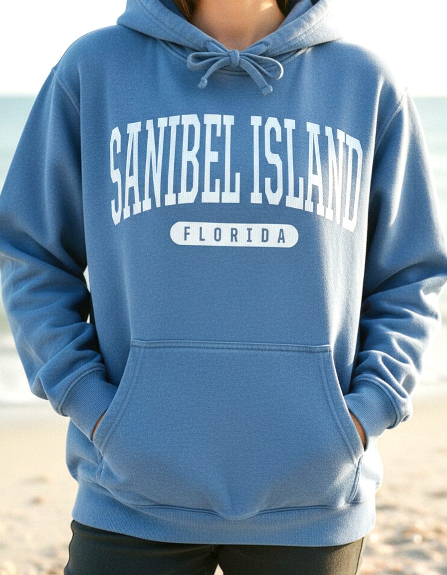 Sanibel Island Hoodie Lifestyle Female