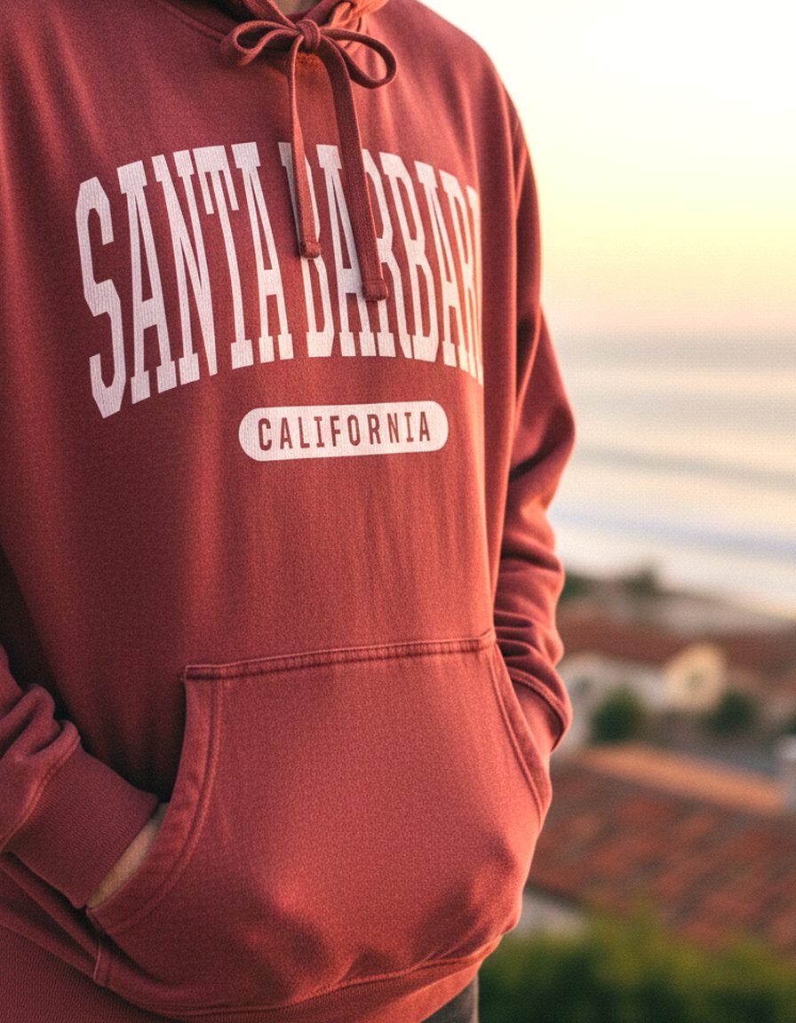 Santa Barbara Hoodie Lifestyle Male