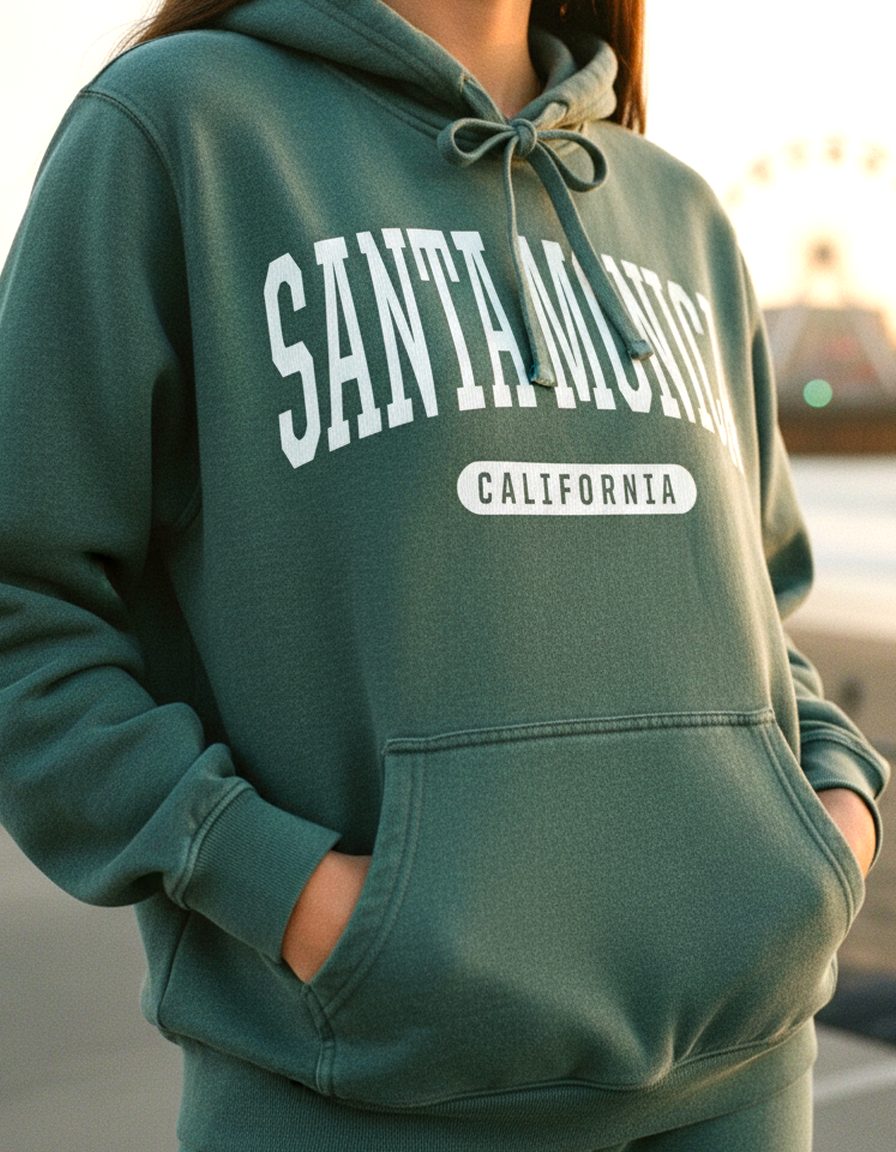 Santa Monica Hoodie Lifestyle Female