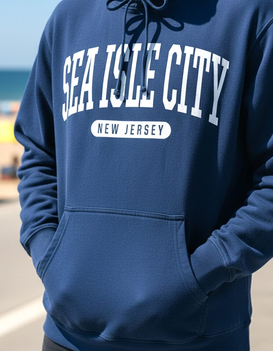 Sea Isle City Hoodie Lifestyle Male