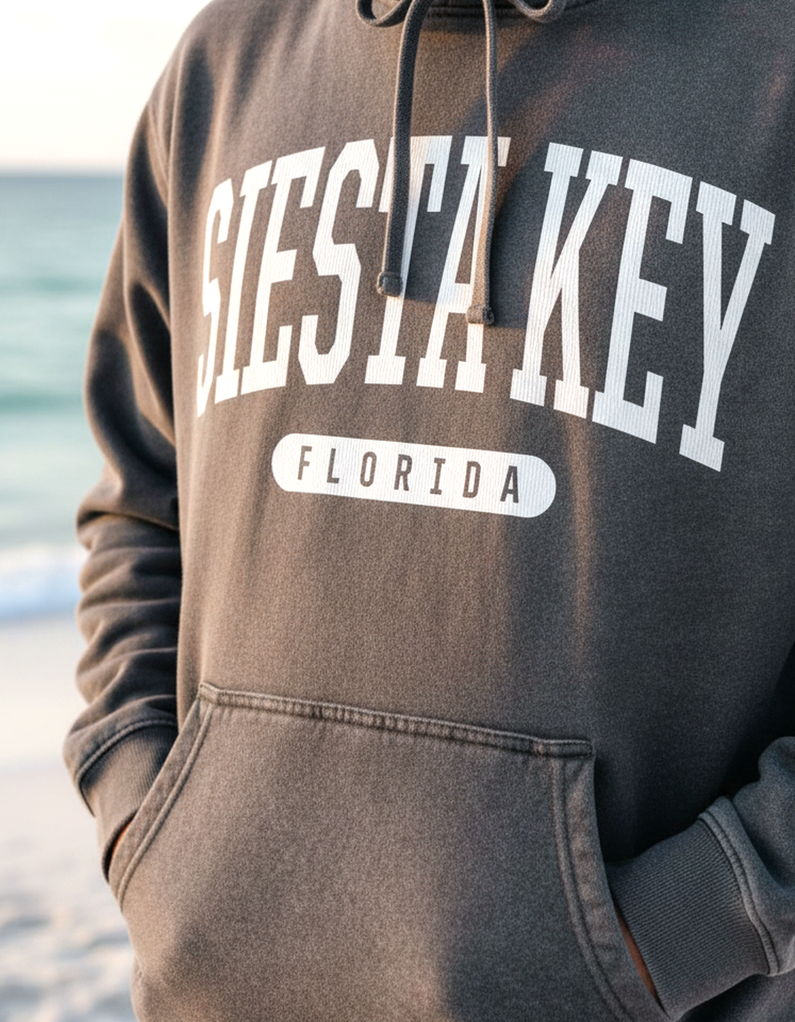 Siesta Key Hoodie Lifestyle