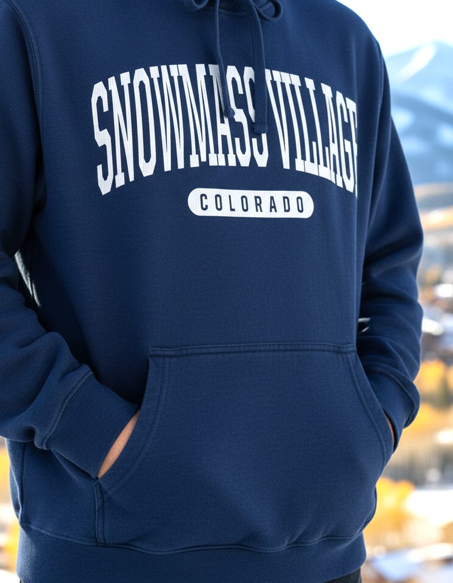 Snowmass Village Hoodie Lifestyle Male