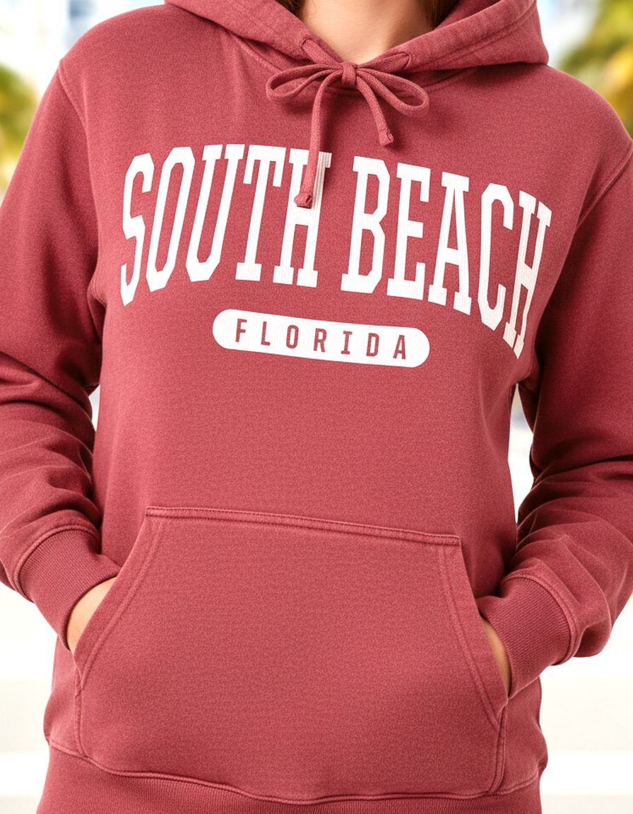 South Beach Hoodie Lifestyle Female