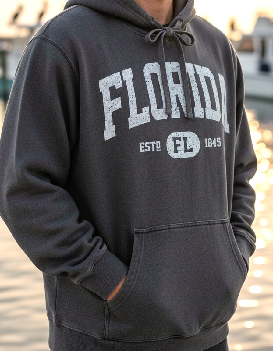 Florida Hoodie Lifestyle Male