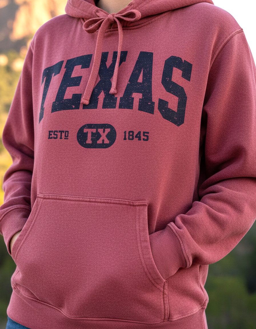 Texas Hoodie Lifestyle Female