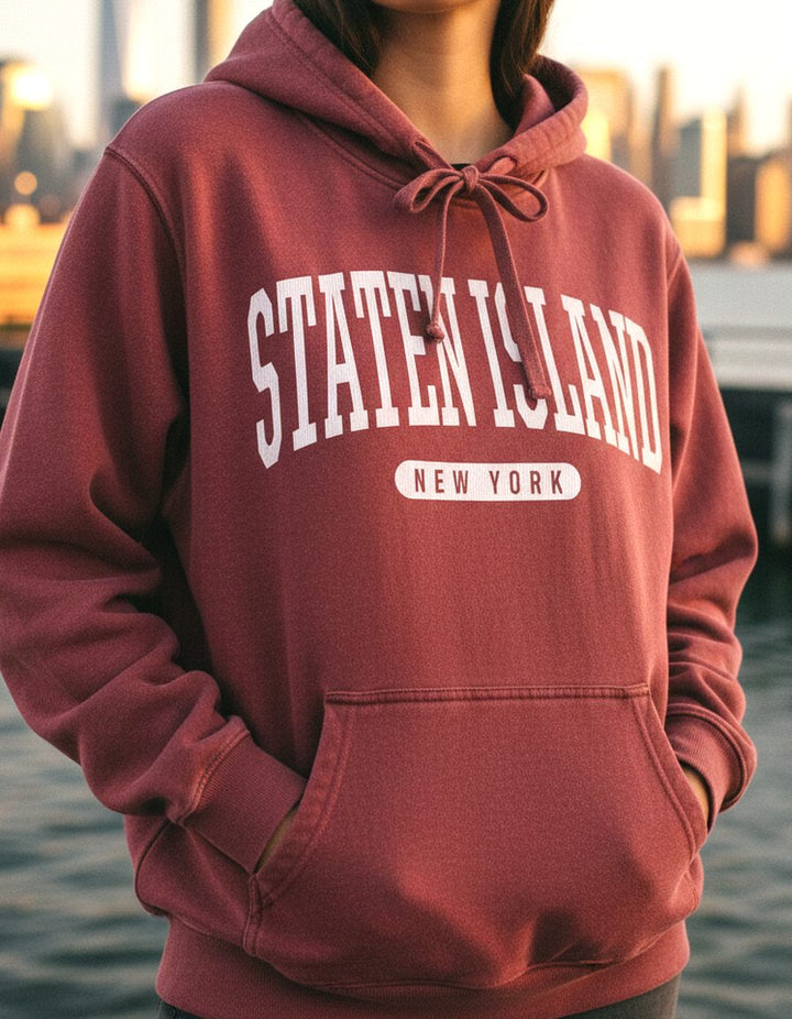 Staten Island Hoodie Lifestyle Female