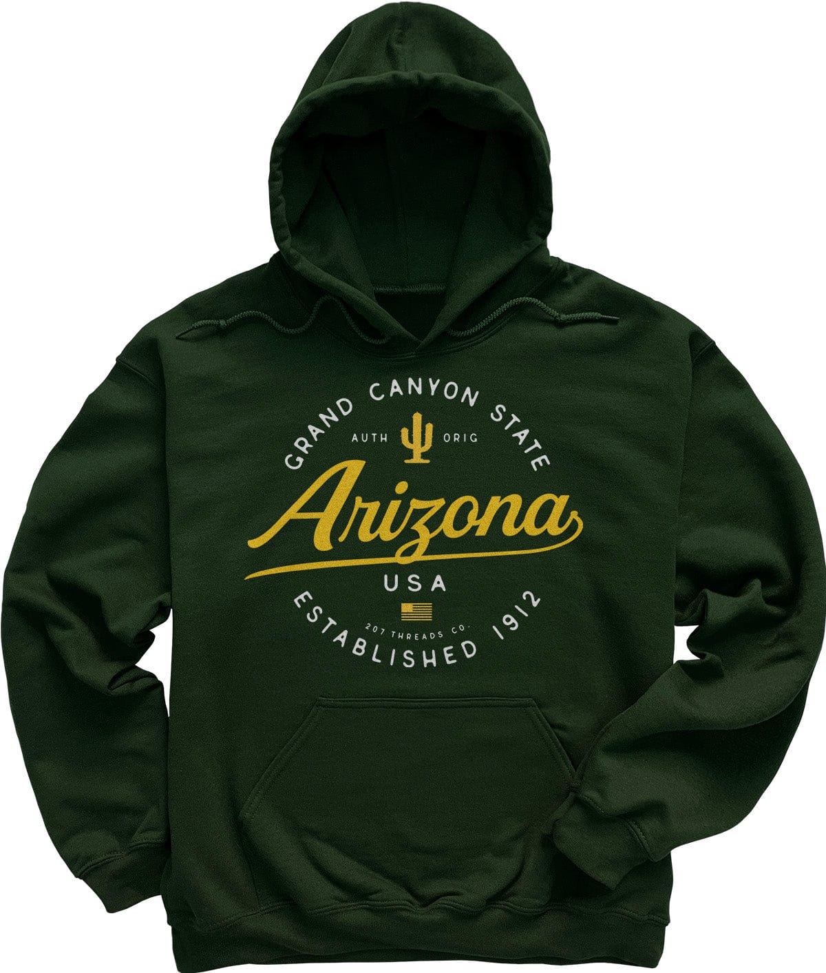 Forest Dark Green State of Arizona Sweatshirt