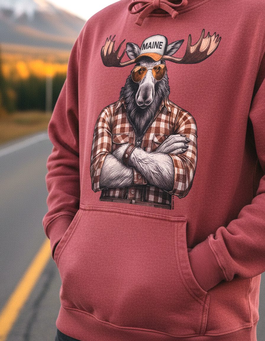 Maine Hoodie Lifestyle Female