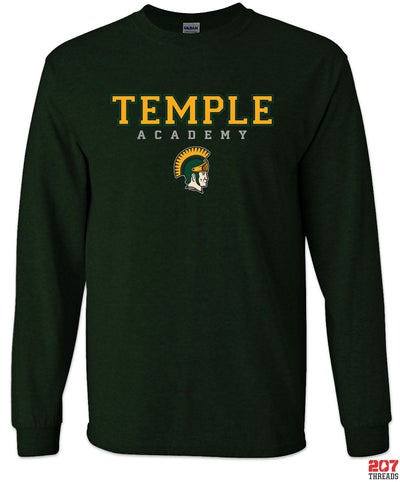Temple Academy T-Shirt - Yellow Letter-207 Threads