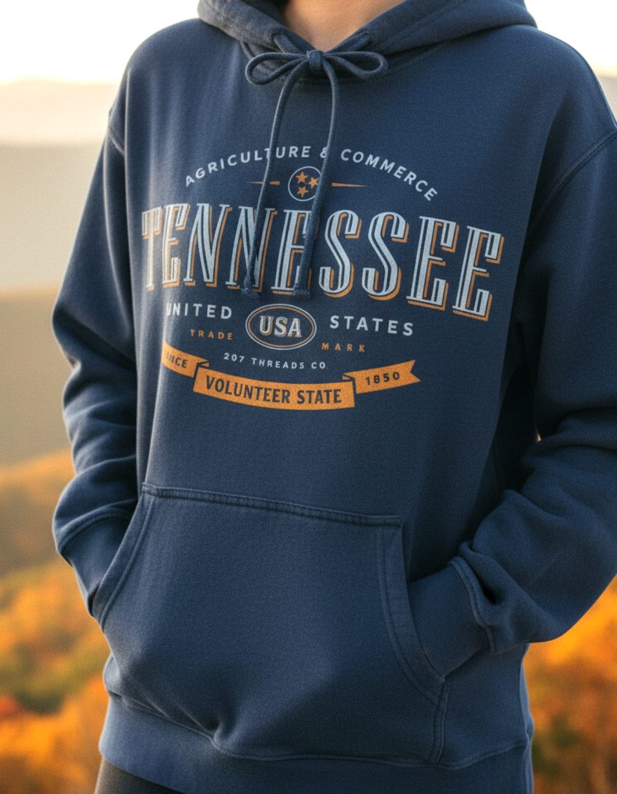 Tennessee Hoodie Lifestyle Female