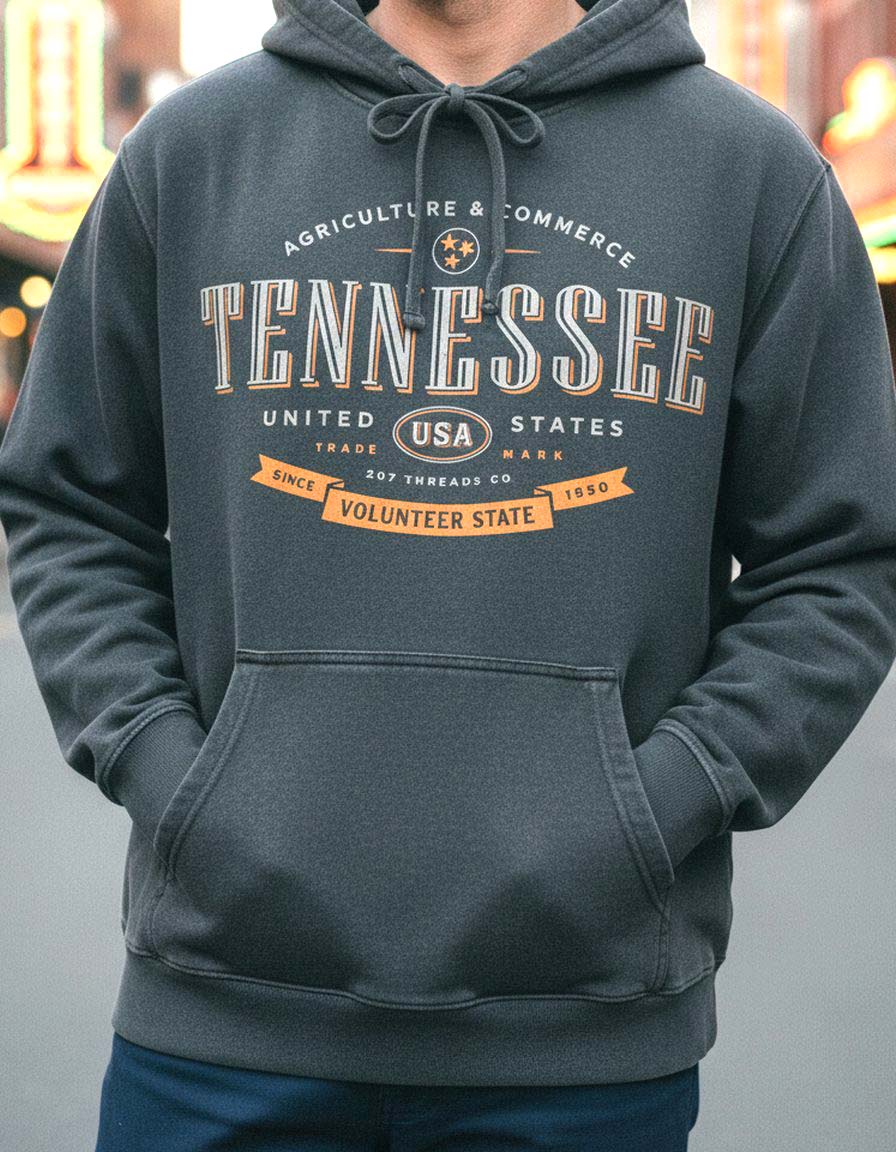 Tennessee Hoodie Lifestyle Male
