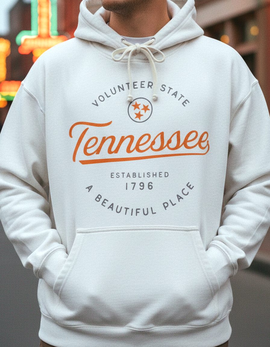 Tennessee Hoodie Lifestyle Male