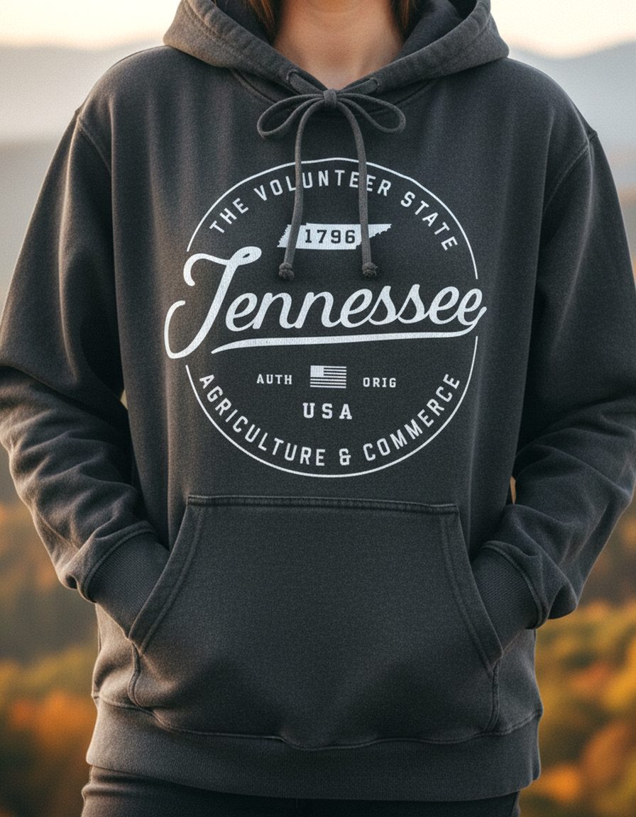 Tennessee Hoodie Lifestyle Female