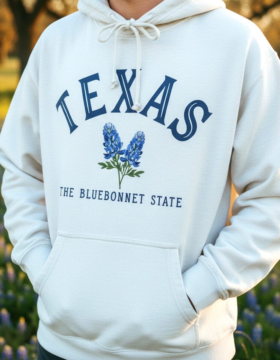 Texas Hoodie Lifestyle Male