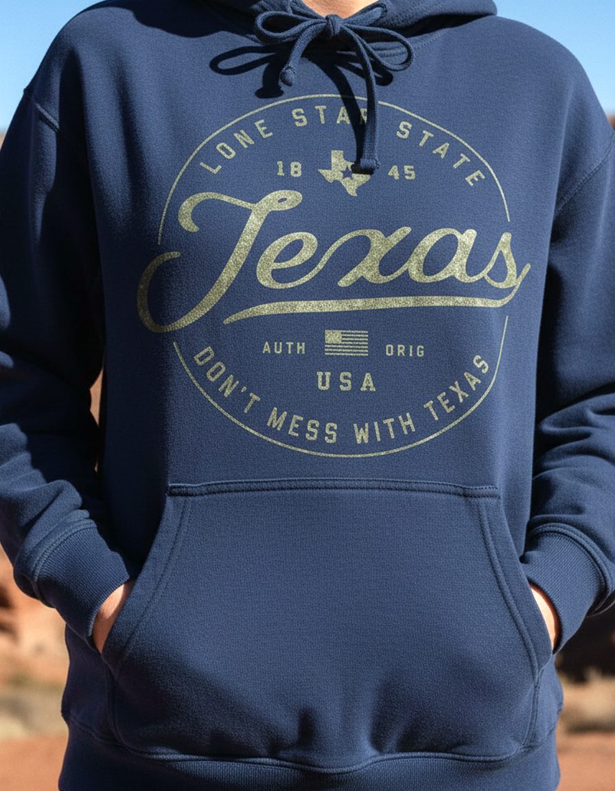 Texas Hoodie Lifestyle Female