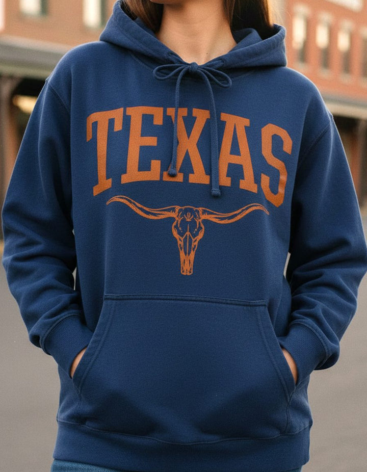 Texas Hoodie Lifestyle Female