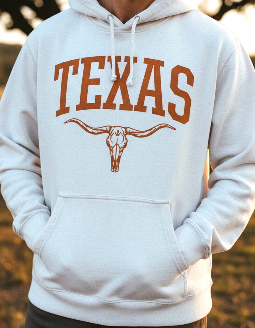 Texas Hoodie Lifestyle Male