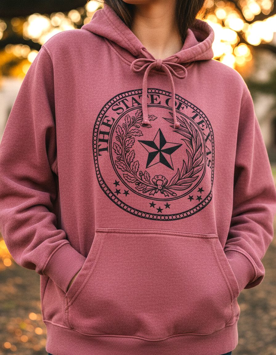 Texas Hoodie Lifestyle Female