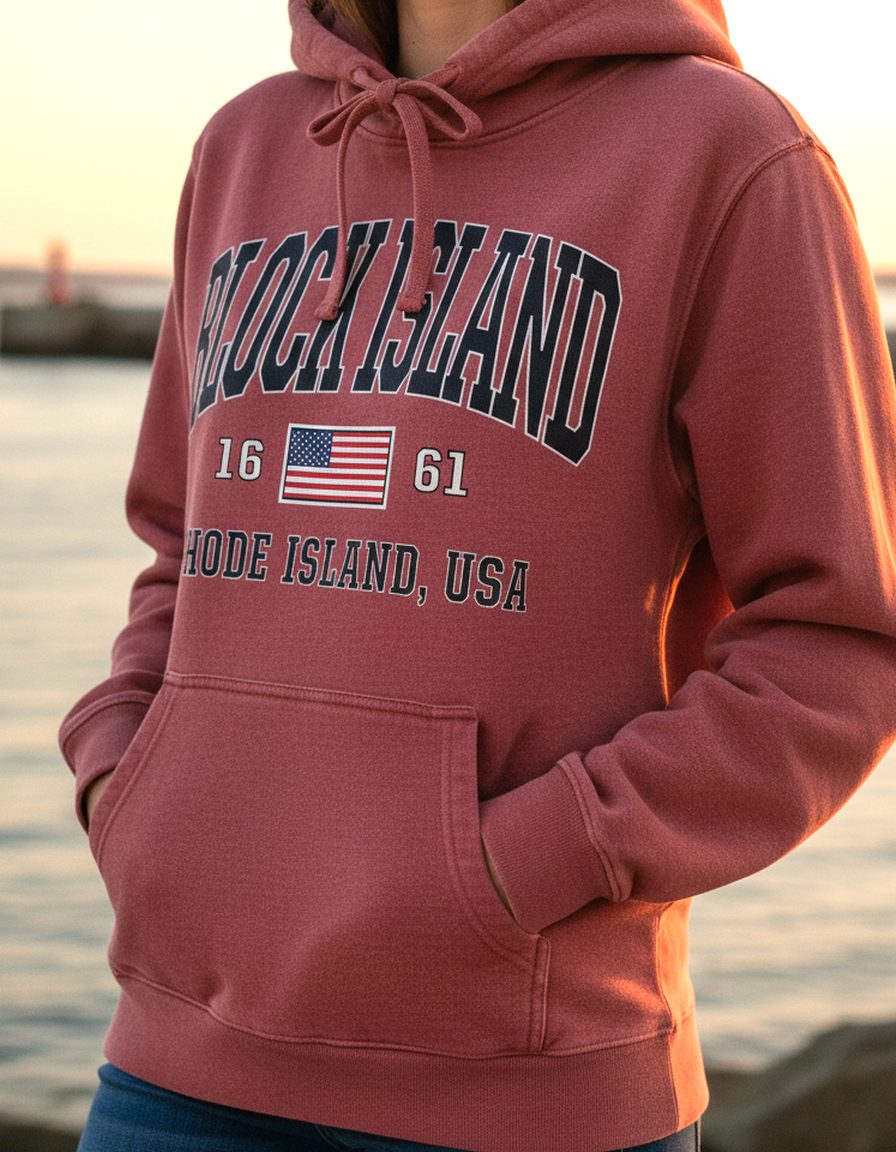 Block Island Hoodie Lifestyle Female