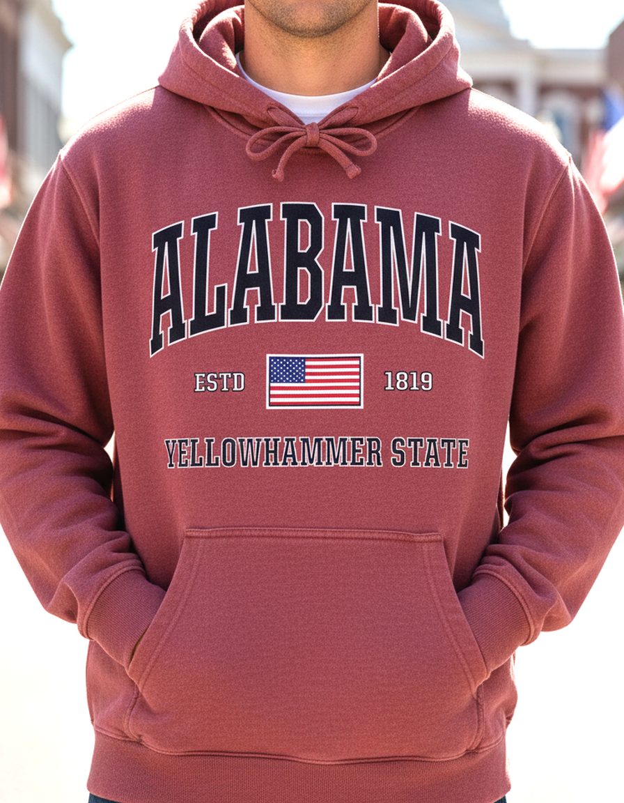 Alabama Hoodie Lifestyle Male