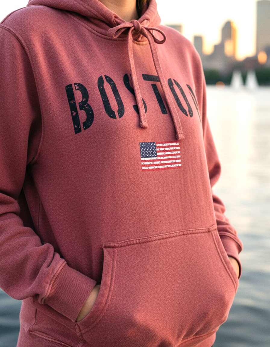 Boston Hoodie Lifestyle Female