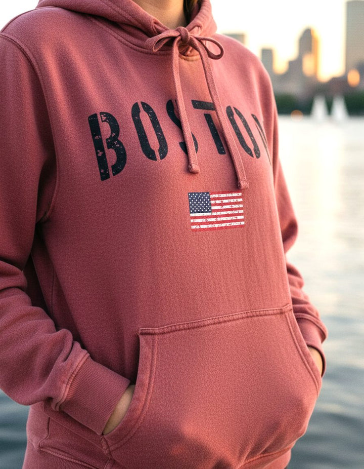 Boston Hoodie Lifestyle Female