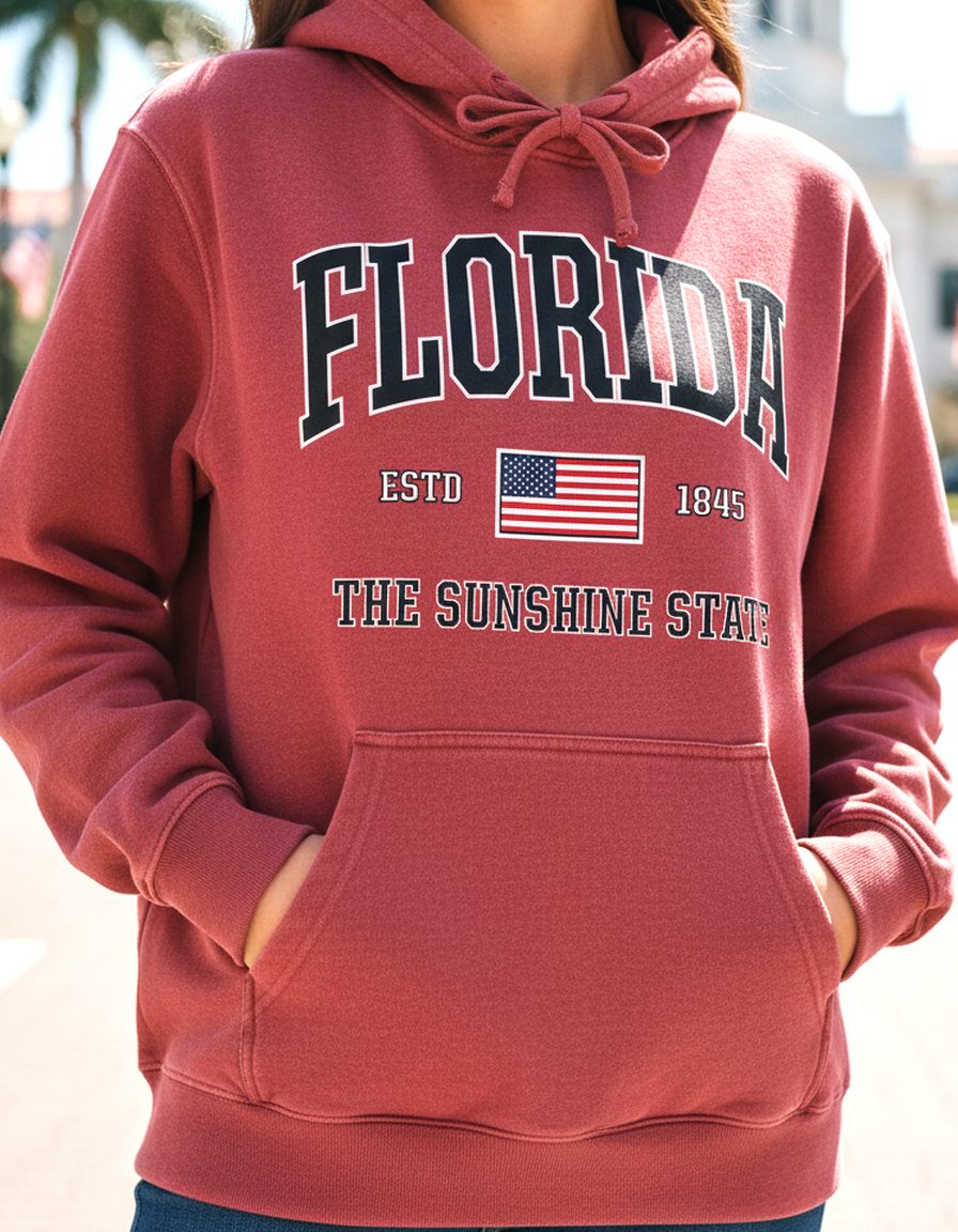 Florida Hoodie Lifestyle Female