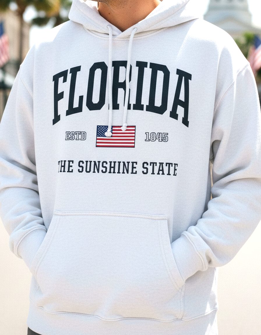 Florida Hoodie Lifestyle Male