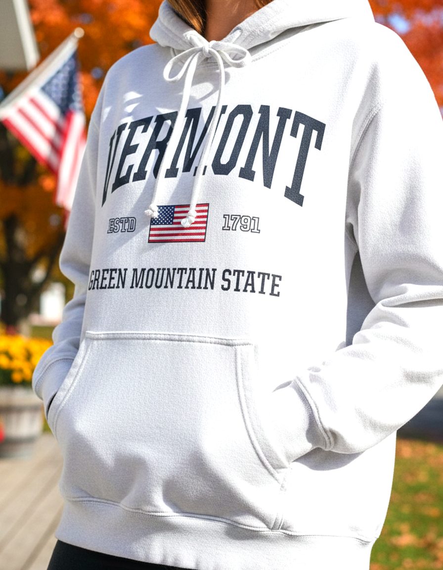 Vermont Hoodie Lifestyle Female
