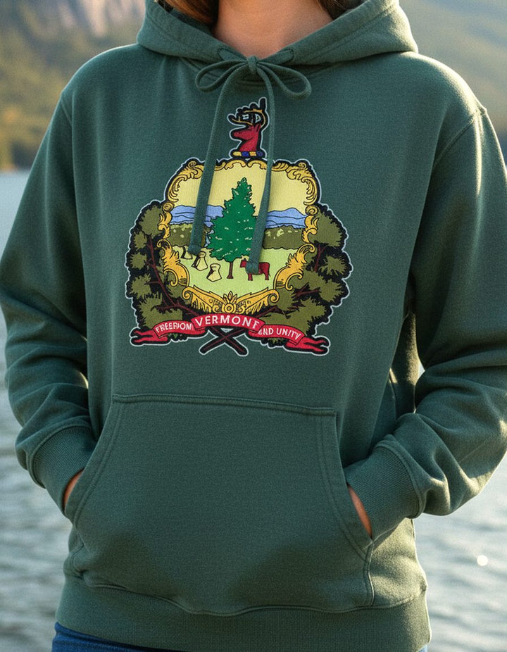 Vermont Hoodie Lifestyle Female