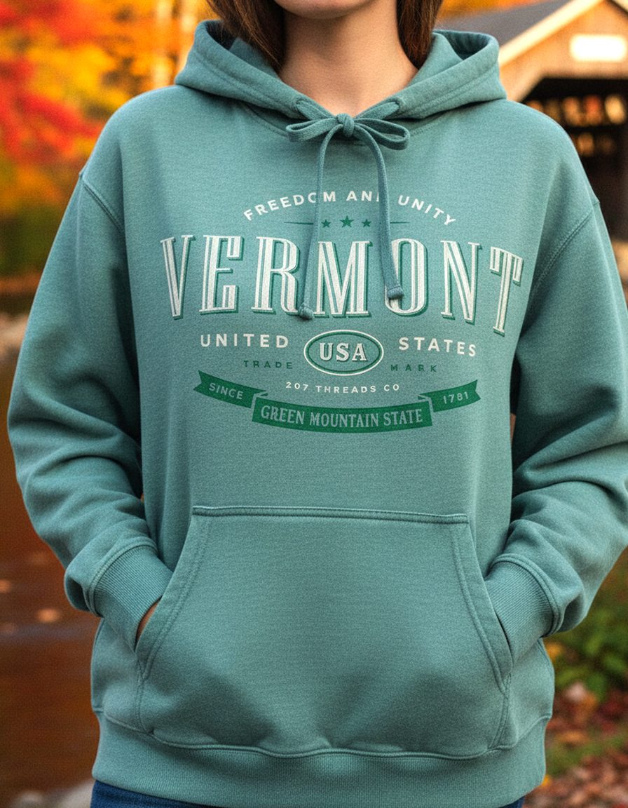 Vermont Hoodie Lifestyle Female