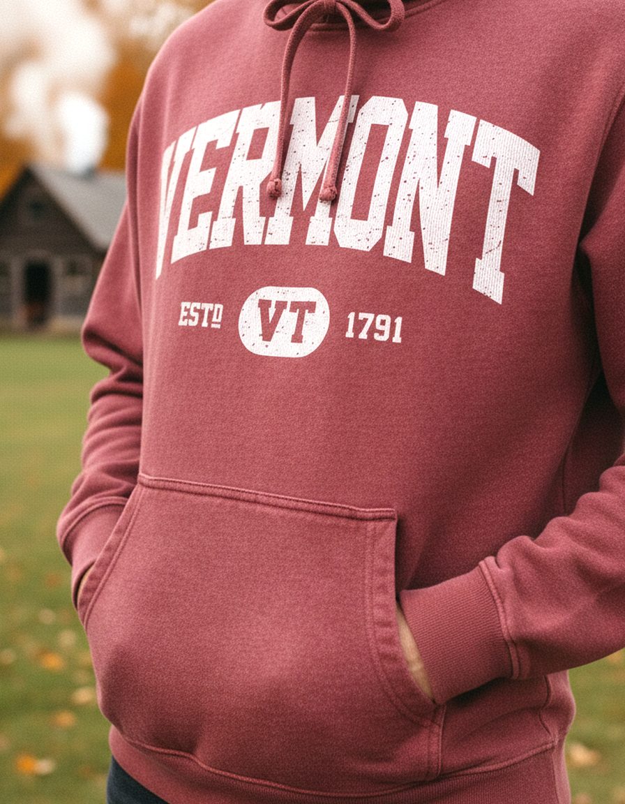 Vermont Hoodie Lifestyle Female