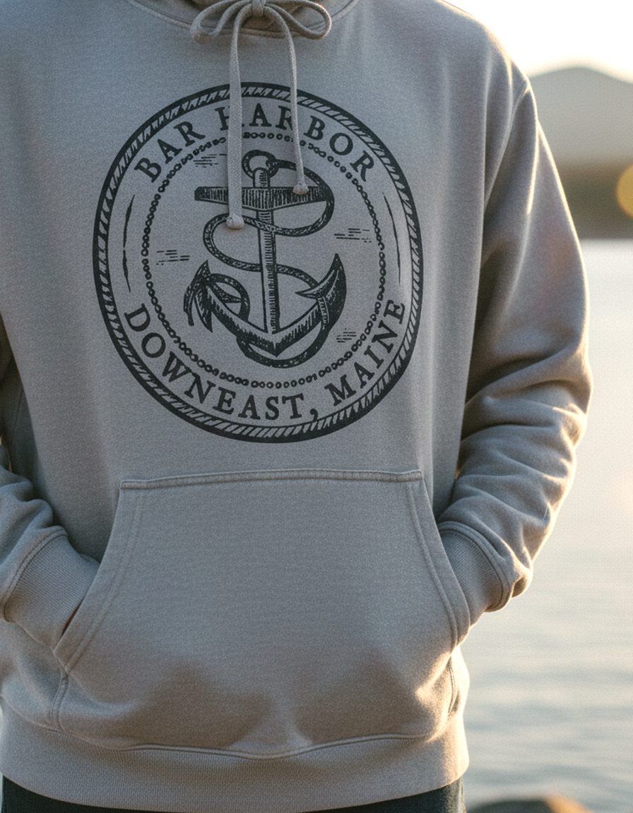 Bar Harbor Hoodie Lifestyle Male