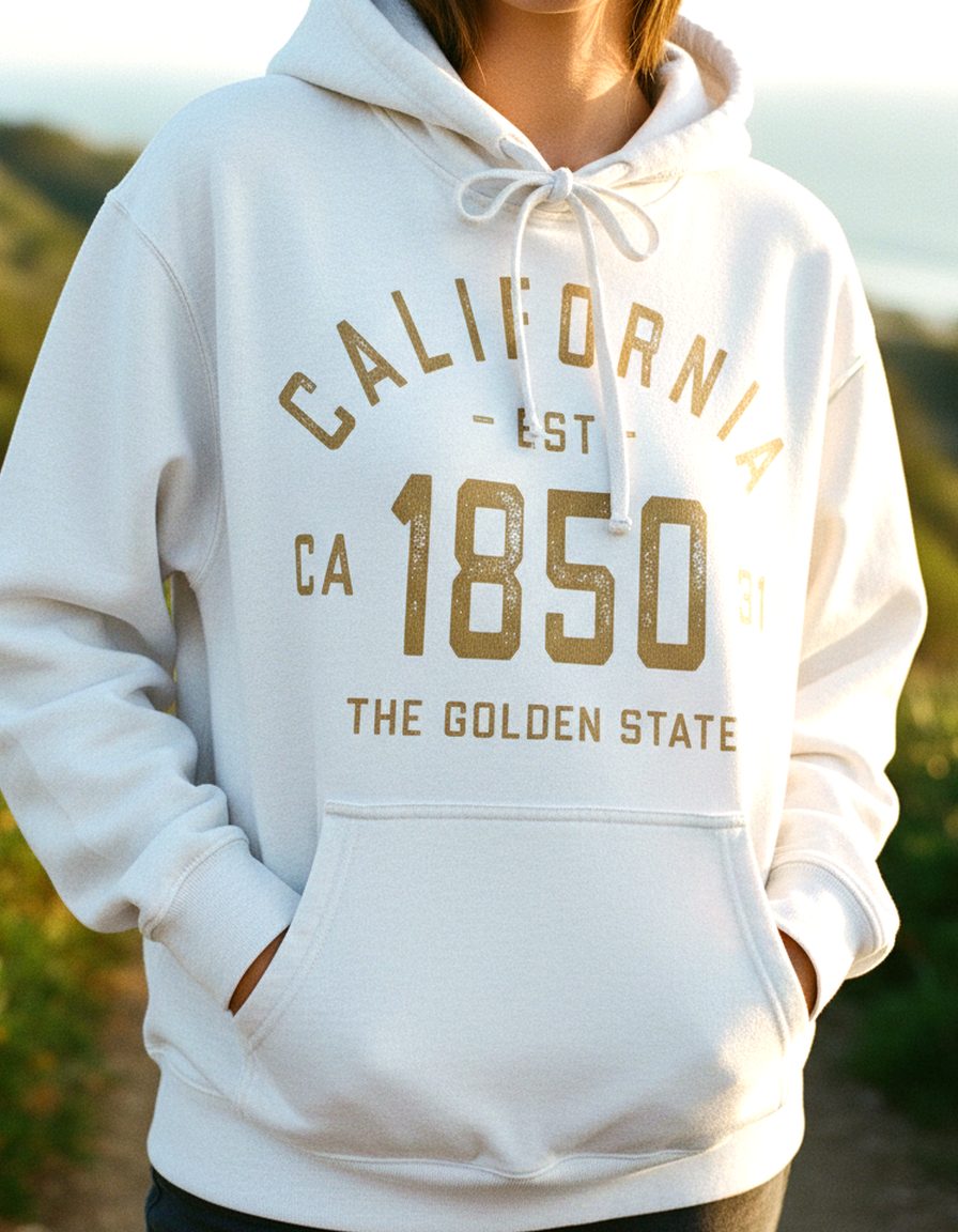 California Hoodie Lifestyle Female