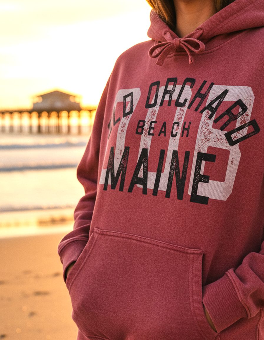 Old Orchard Beach Hoodie Lifestyle Female