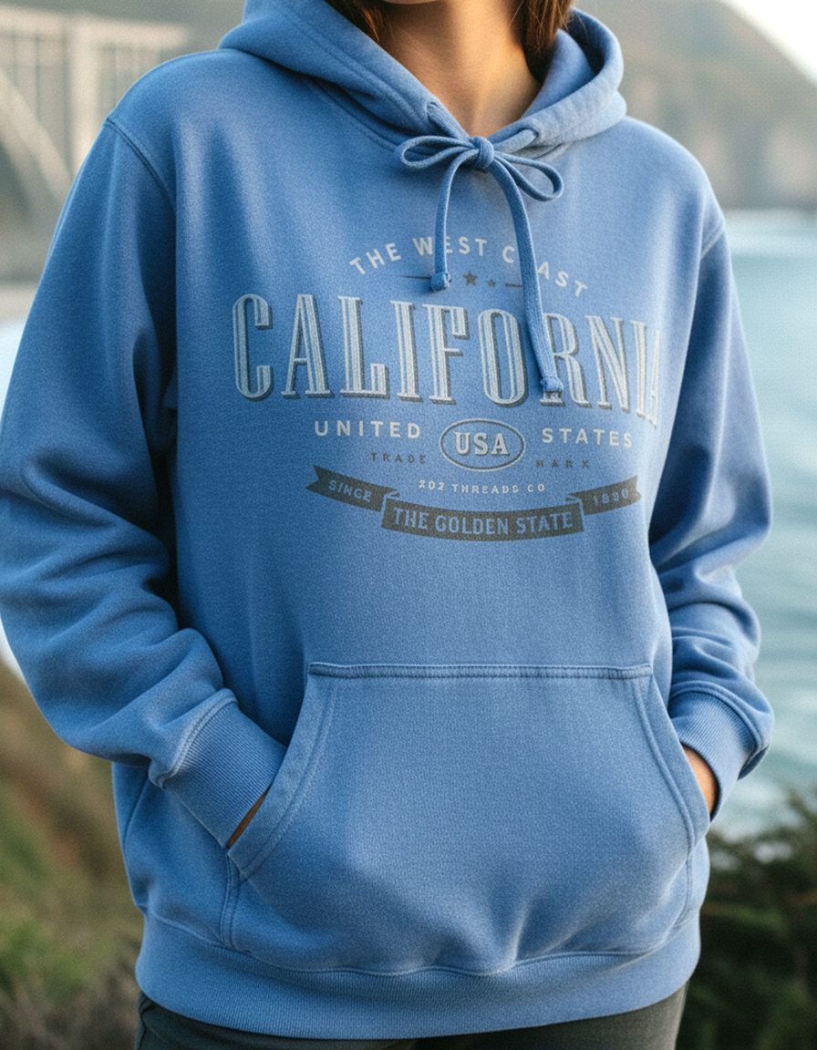 California Hoodie Lifestyle Female