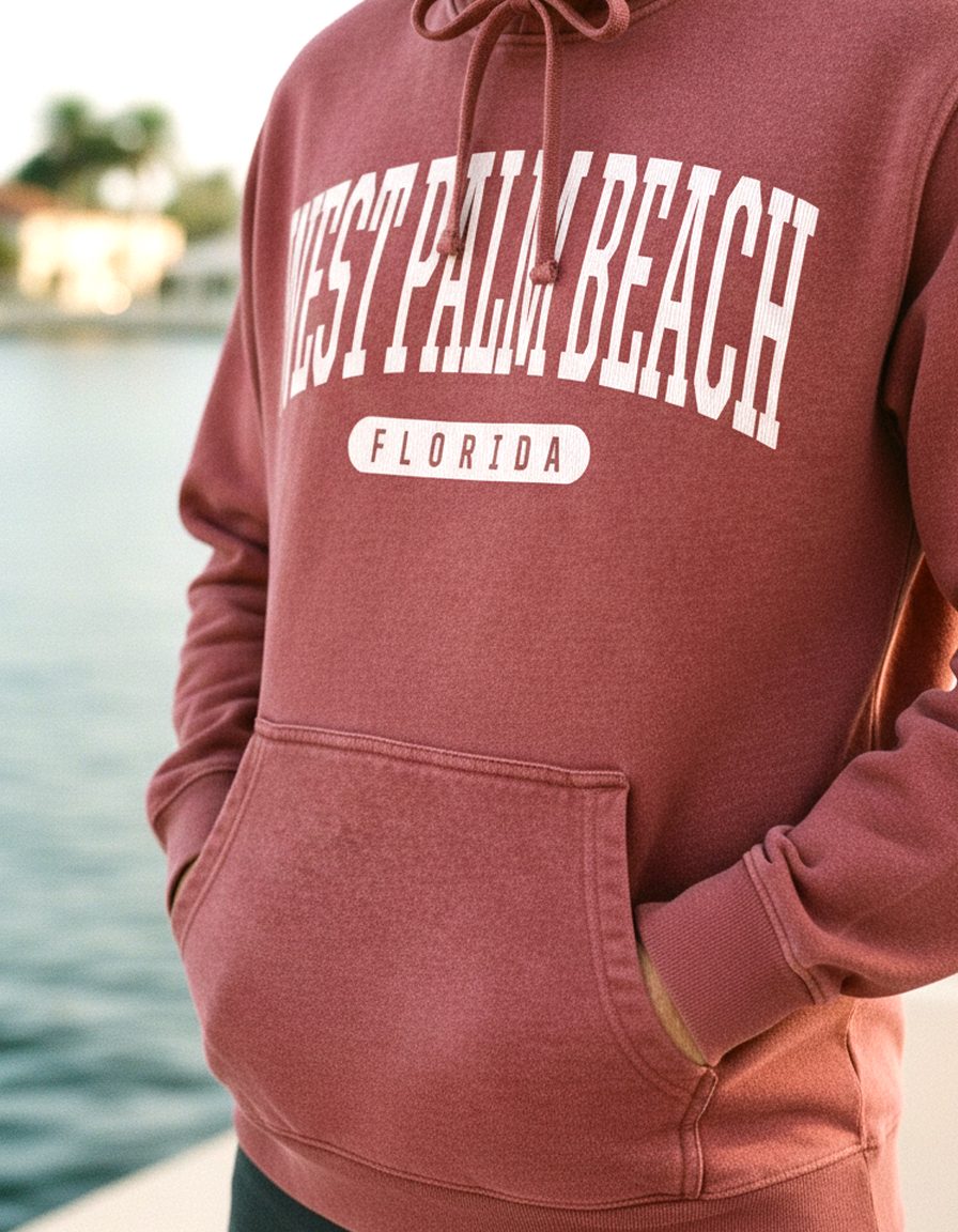 West Palm Beach Hoodie Lifestyle Male