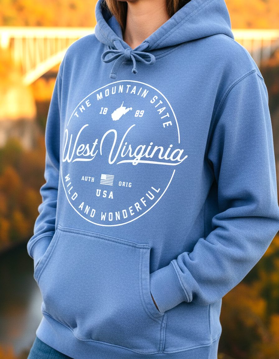 West Virginia Hoodie Lifestyle Female