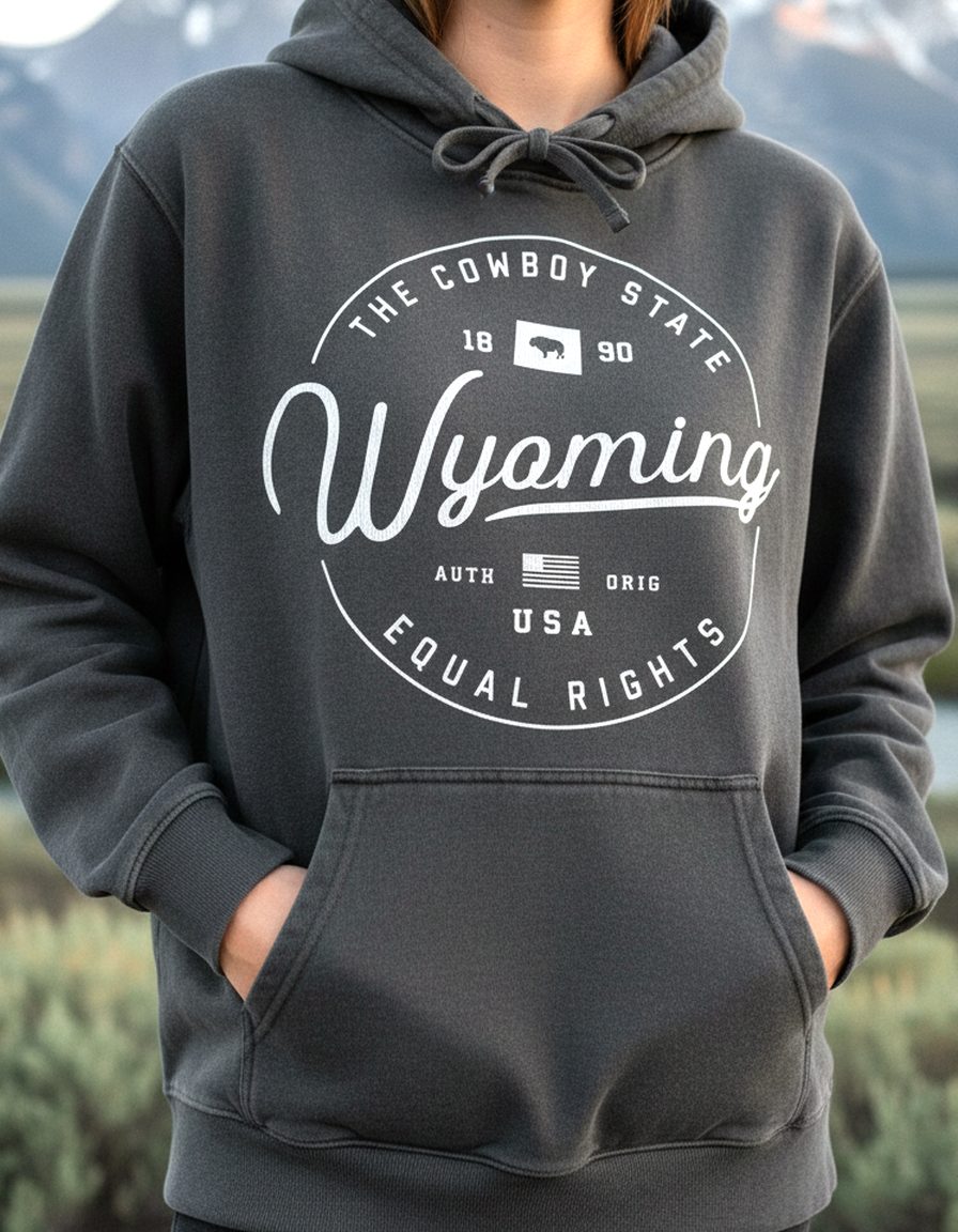Wyoming Hoodie Lifestyle Female