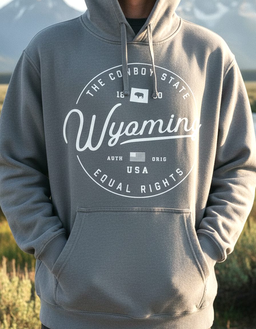 Wyoming Hoodie Lifestyle Male