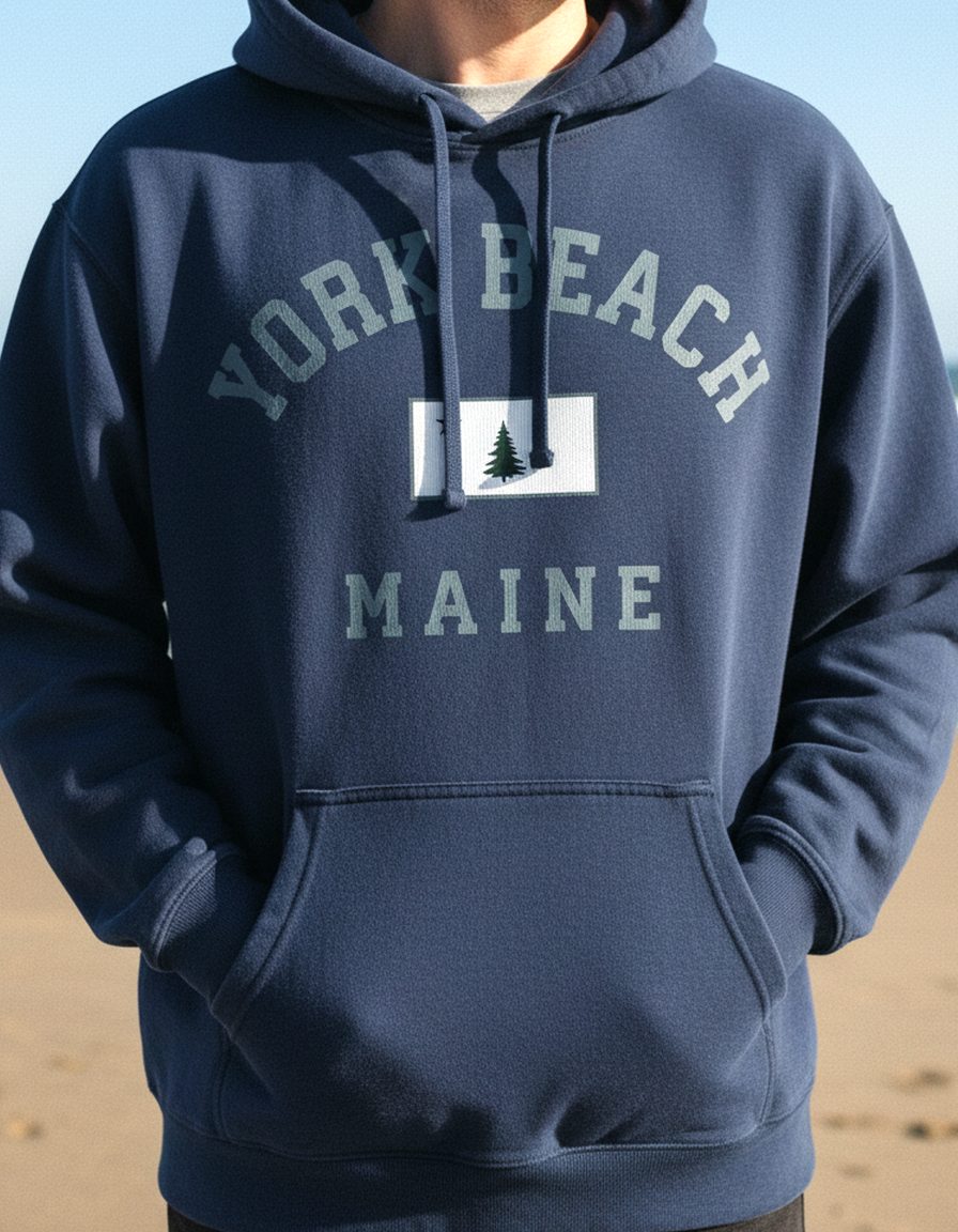 York Beach Hoodie Lifestyle Male