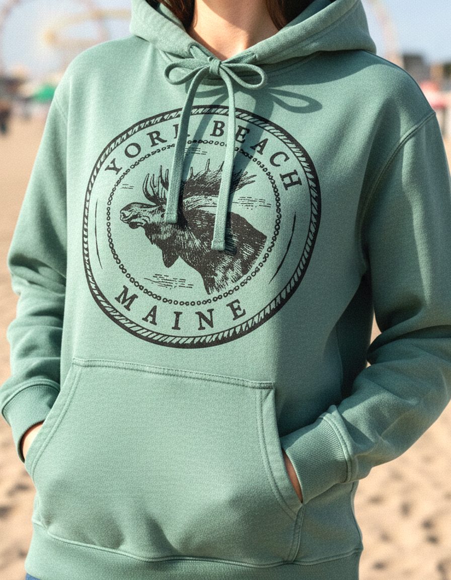 York Beach Hoodie Lifestyle Female