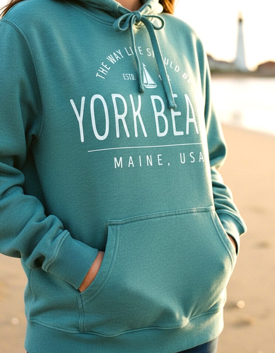York Beach Hoodie Lifestyle Female