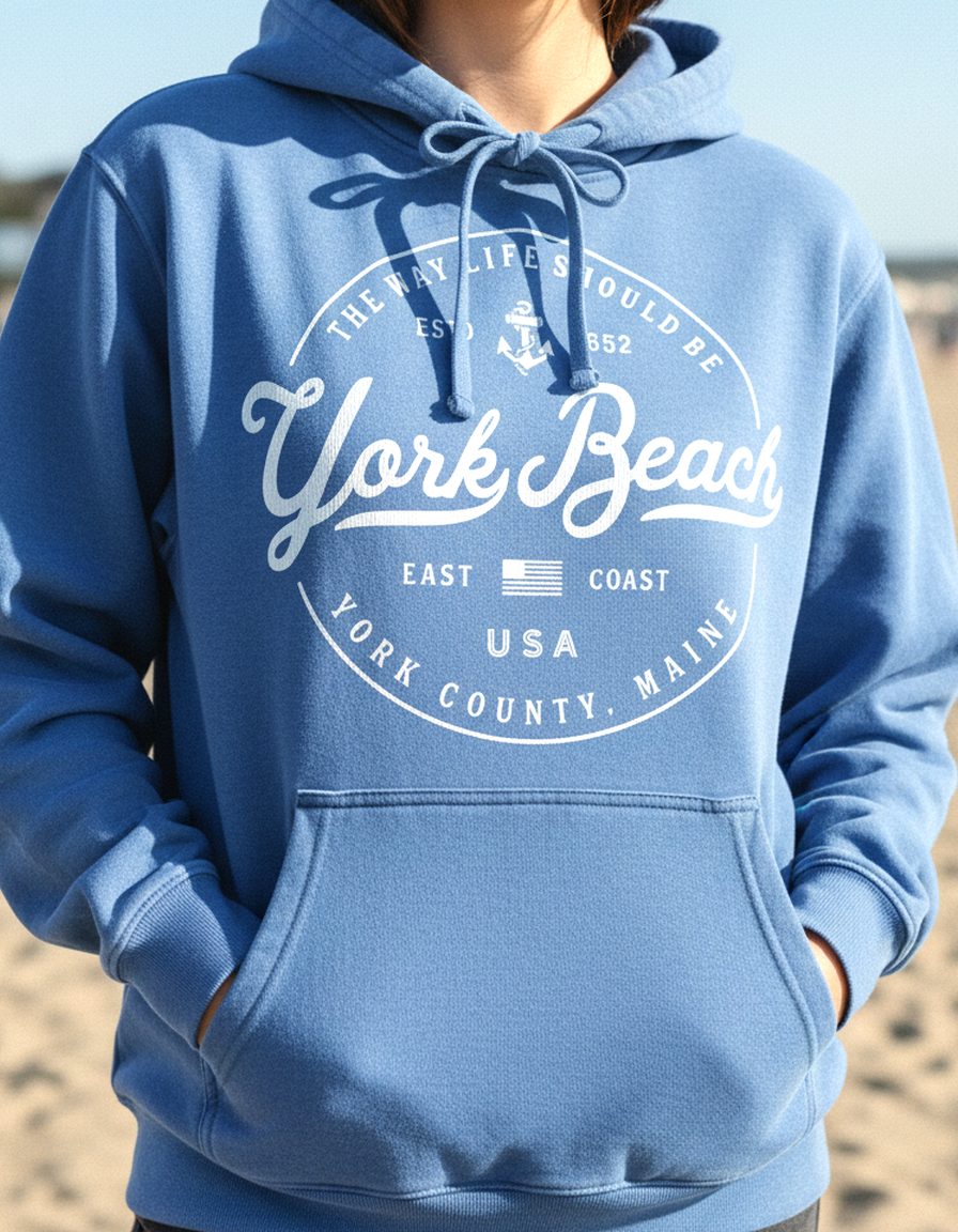 York Beach Hoodie Lifestyle Female